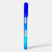Koperblauwe ombre waterverf abstracte pastel Case-Mate iPhone case (Achterkant / Rechts)