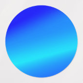Koperblauwe ombre waterverf abstracte pastel labels (Design 1)