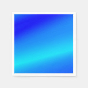 Koperblauwe ombre waterverf abstracte pastel servet