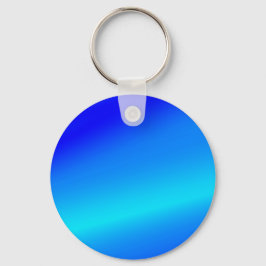 Koperblauwe ombre waterverf abstracte pastel sleutelhanger