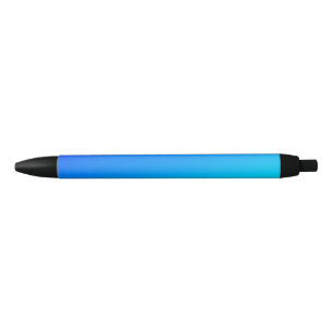 Koperblauwe ombre waterverf abstracte pastel zwarte inkt pen