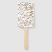 Koperblazer / Mocha Mousse Menu Handwaaier (Achterkant)