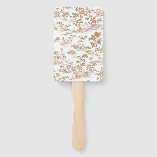 Koperblazer / Mocha Mousse Menu Handwaaier (Achterkant)