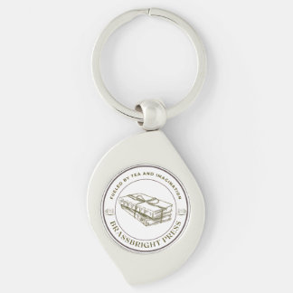 Koperblink Drukknop Sleutelhanger
