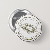 Koperblink Persknop Ronde Button 5,7 Cm (Voorkant /achterkant)