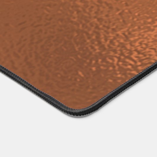 Koperbrons Shine Stijlvolle FAUX FOLIE GROOT Bureaumat (Hoek)