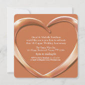 Koperbruiloft 7 jaar uitnodiging (Achterkant)