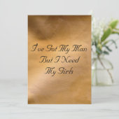 Koperbruiloft Kaart (Staand voorkant)