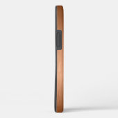 Koperbruin geborsteld aluminium Hoesje-M Case-Mate iPhone Case (Achterkant / Rechts)