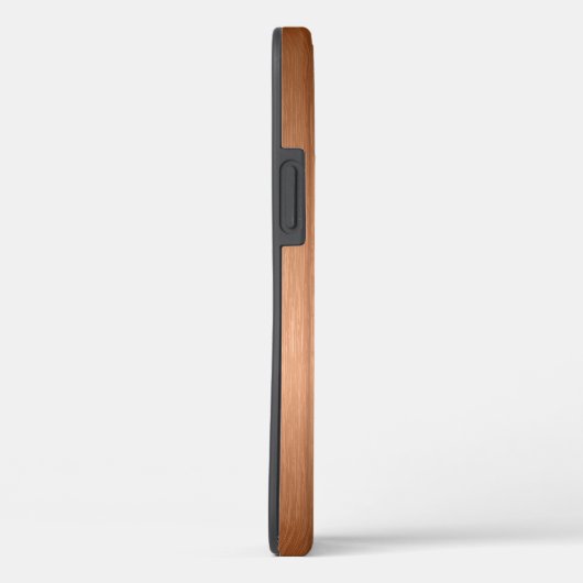 Koperbruin geborsteld aluminium Hoesje-M Case-Mate iPhone Case (Achterkant / Rechts)