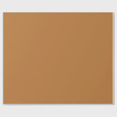 Koperbruine matte omslagpapier cadeaupapier (Vlak)