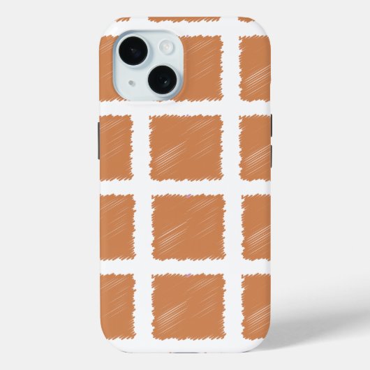 Koperbruine schets kleur Case-Mate iPhone case (Achterkant)