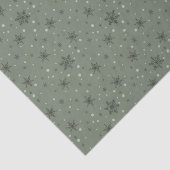 Kopercellen Snowflakes Tissuepapier (Detail)