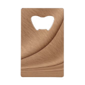 Kopercontour Creditkaart Flessenopener (Voorkant)