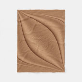 Kopercontour Fleece Deken (Voorkant)