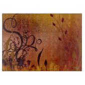 koperdew-glas snijplank (Voorkant)