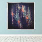 koperdruppels van dalDesignNZ Canvas Afdruk (Insitu (Houten vloer))