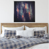 koperdruppels van dalDesignNZ Canvas Afdruk (Insitu (Slaapkamer))