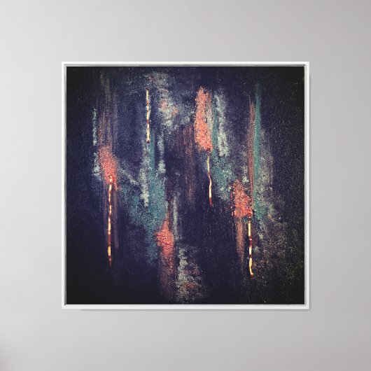 koperdruppels van dalDesignNZ Canvas Afdruk (Voorkant)