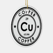 Koperelement keramisch Ornament (Rechts)