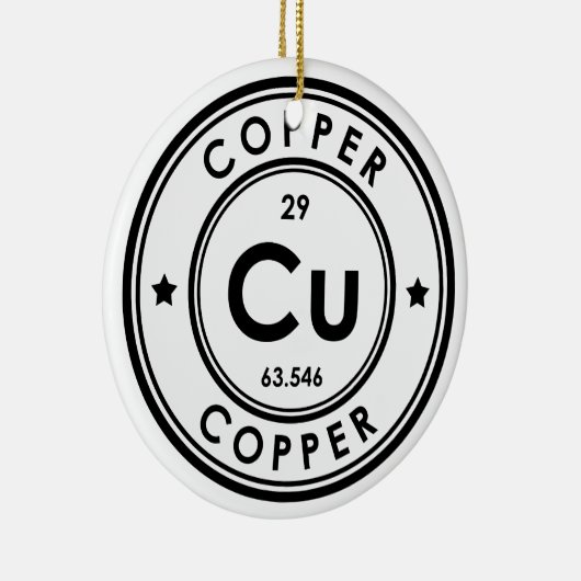 Koperelement keramisch Ornament (Rechts)