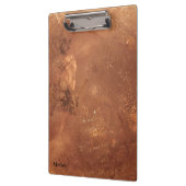Koperen achtergrond klembord (Links)