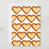 Koperen ballon 1e verjaardag uitnodiging (Achterkant)