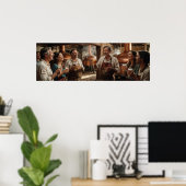 Koperen Brouwerij Lach en Warmte Poster (Thuiskantoor)