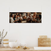 Koperen Brouwerij Lach en Warmte Poster (Keuken)