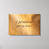 Koperen bruiloft canvas afdruk (Voorkant)