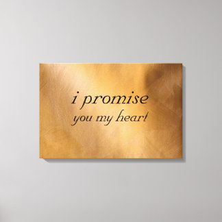 Koperen bruiloft canvas afdruk