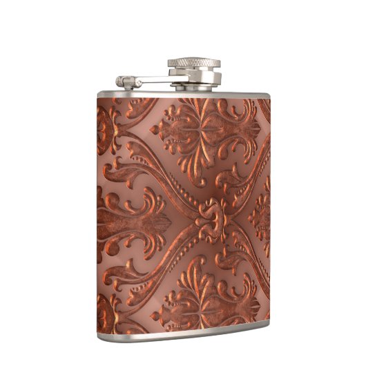  koperen buizen Steampunk Antiek Heupfles (Rechts)