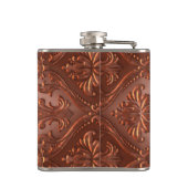 koperen buizen Steampunk Antiek Heupfles (Achterkant)