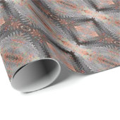 Koperen diamantweefsel cadeaupapier (Rol Hoek)