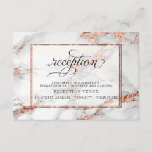 Koperen en marmeren bruiloft Elegante Elegantie