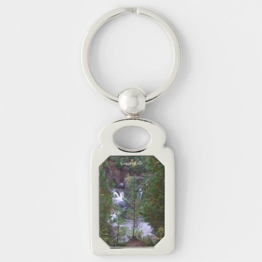 Koperen Falls metalen sleutelhanger (Voorkant)