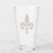 Koperen Fleur De Lis Glas (Achterkant)