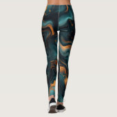 Koperen Flow Leggings (Achterkant)