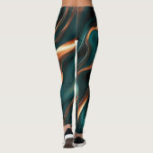 Koperen Flow Leggings (Achterkant)