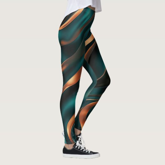 Koperen Flow Leggings (Rechts)