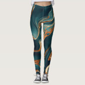 Koperen Flow Leggings (Voorkant)