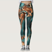 Koperen Flow Leggings (Voorkant)