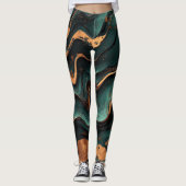 Koperen Flow Leggings (Voorkant)