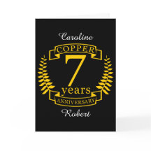 Koperen huwelijksjubileum 7 jaar