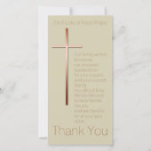 Koperen Kruis Sympathie Bedankt Kies Kleur (Voorkant)