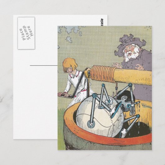 Koperen Man dat goed is gered Briefkaart (Voorkant / Achterkant)