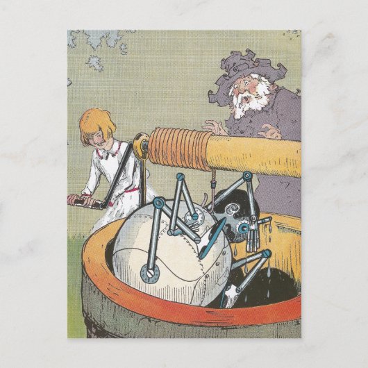 Koperen Man dat goed is gered Briefkaart (Voorkant)