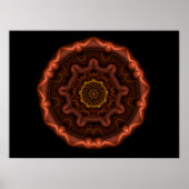 Koperen Mandala Poster (Voorkant)