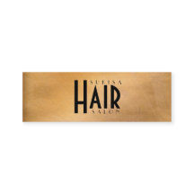Koperen Metallic Kapsalon Dune Business Cards