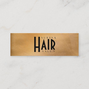 Koperen Metallic Kapsalon Dunne Visitekaartjes